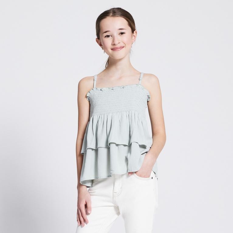 Frill top "Alissa" Light Green